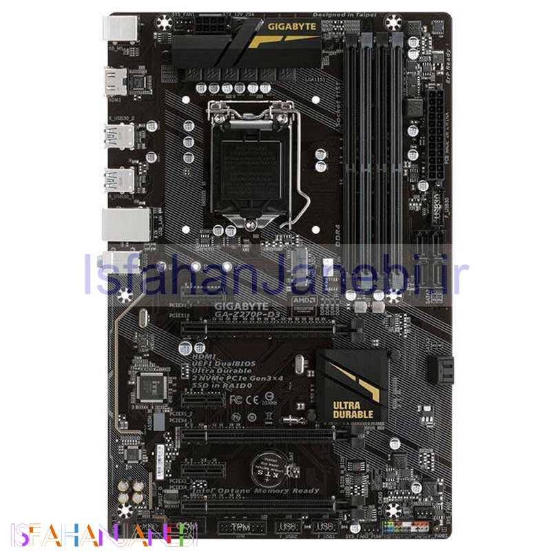 اصفهان جانبی-مادربرد گیگابایت Z270P-D3 DDR4