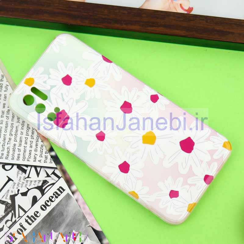 اصفهان جانبی-قاب سیلیکونی محافظ لنزدار طرح گل Xiaomi Poco M3 Pro