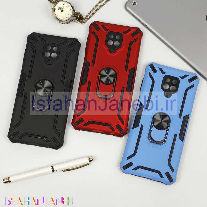 اصفهان جانبی-قاب ضد ضربه هولدر دار محافظ لنزدار DEDICATED شیائومی Redmi Note 9s / Note 9 Pro