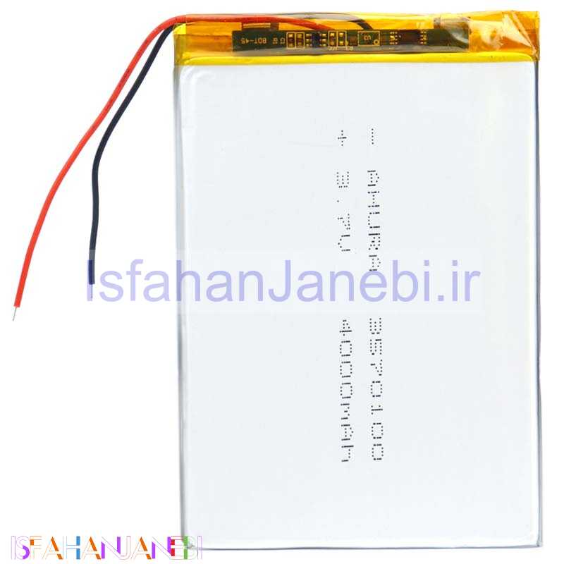 اصفهان جانبی-باتری لیتیوم 4000mAh 102*72*4mm 3570100