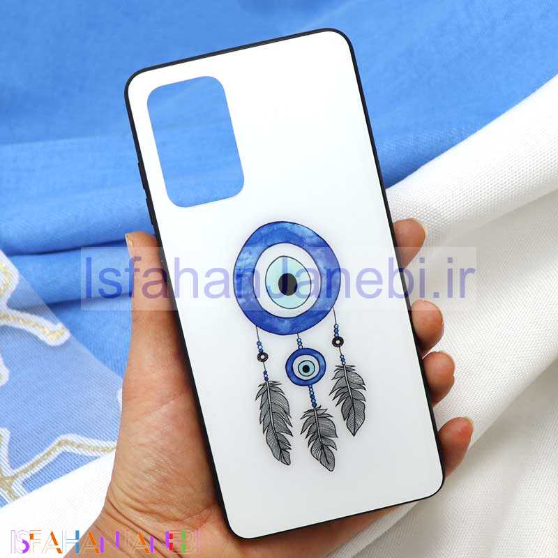 اصفهان جانبی-قاب پشت گلسی طرح چشم و نظر Samsung A72