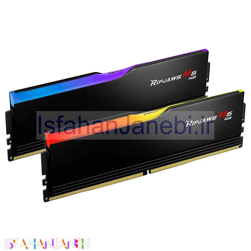 اصفهان جانبی-رم کامپیوتر G.Skill RIPJAWS M5 RGB DDR5 32GB 6400MHz CL32 Dual