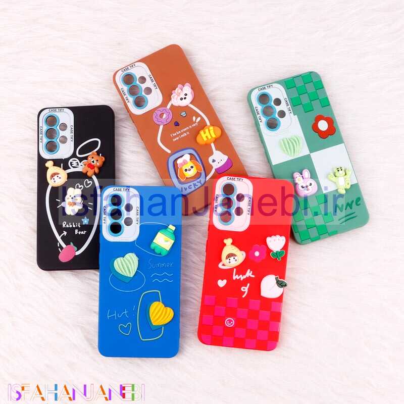 اصفهان جانبی-قاب عروسکی برجسته Pro Camera محافظ لنزدار Samsung Galaxy A32