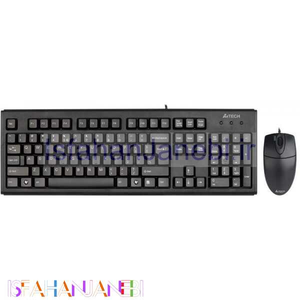 اصفهان جانبی-کیبورد و موس ای فورتک KR-8520