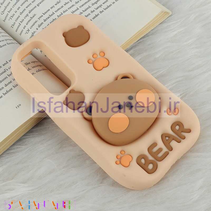 اصفهان جانبی-قاب سیلیکونی سامسونگ Galaxy A35 پاپ سوکت دار طرح Bear