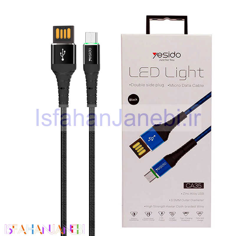 اصفهان جانبی-کابل میکرو یو اس بی Yesido CA-35 1.2m