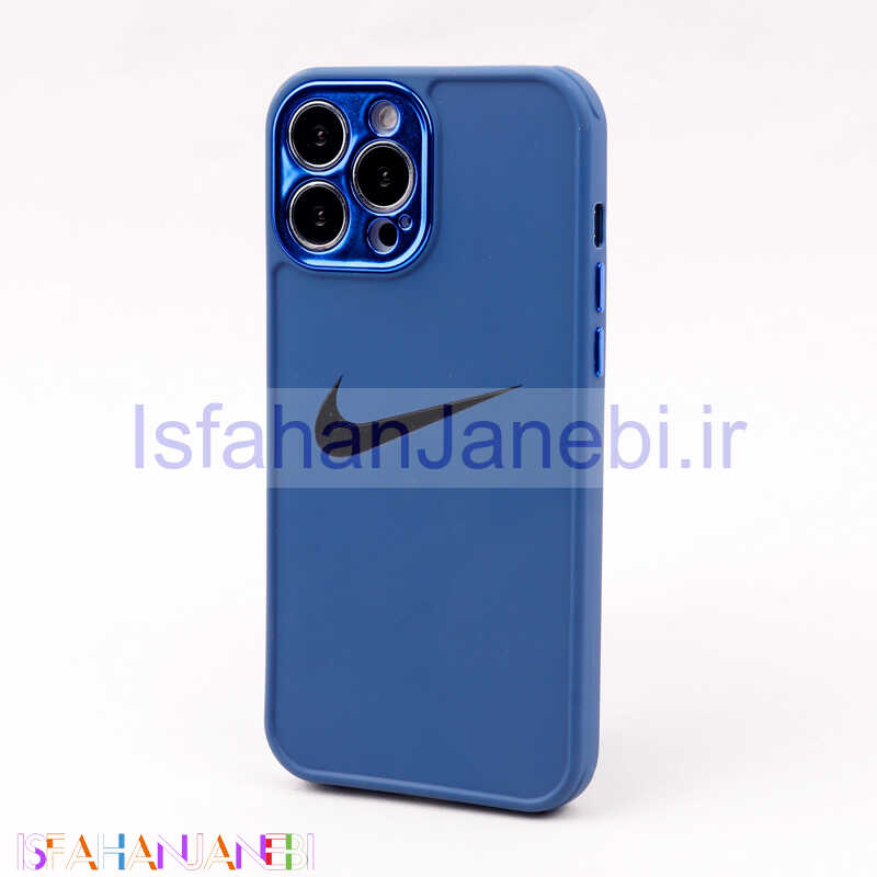 اصفهان جانبی-قاب ژله ای Q.Series طرح Nike محافظ لنزدار iPhone 13 Pro Max