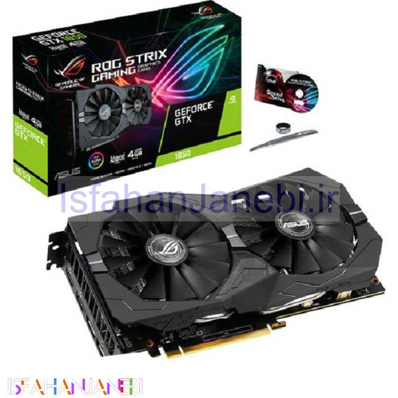 اصفهان جانبی-کارت گرافیک ASUS ROG STRIX GTX1650 4G GDDR5