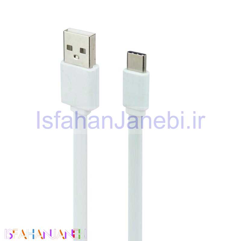اصفهان جانبی-کابل کوتاه Flat Type-C 20cm شرینک