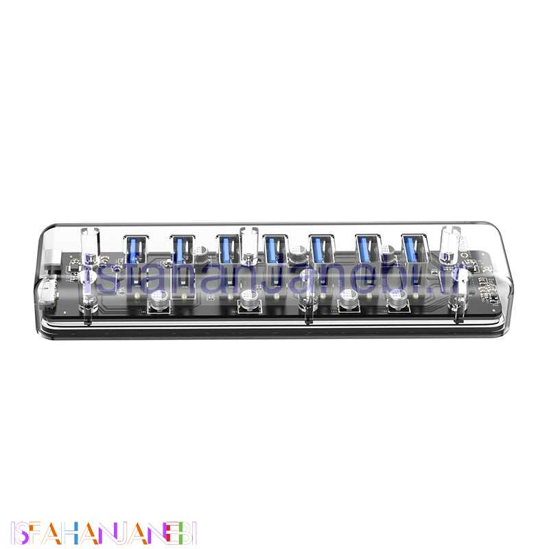 اصفهان جانبی-هاب 7 پورت USB3.0 اوریکو F7U-U3