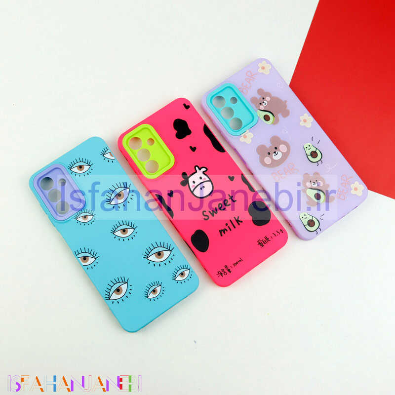 اصفهان جانبی-قاب سیلیکونی طرحدار دخترانه محافظ لنزدار Samsung Galaxy A13 5G