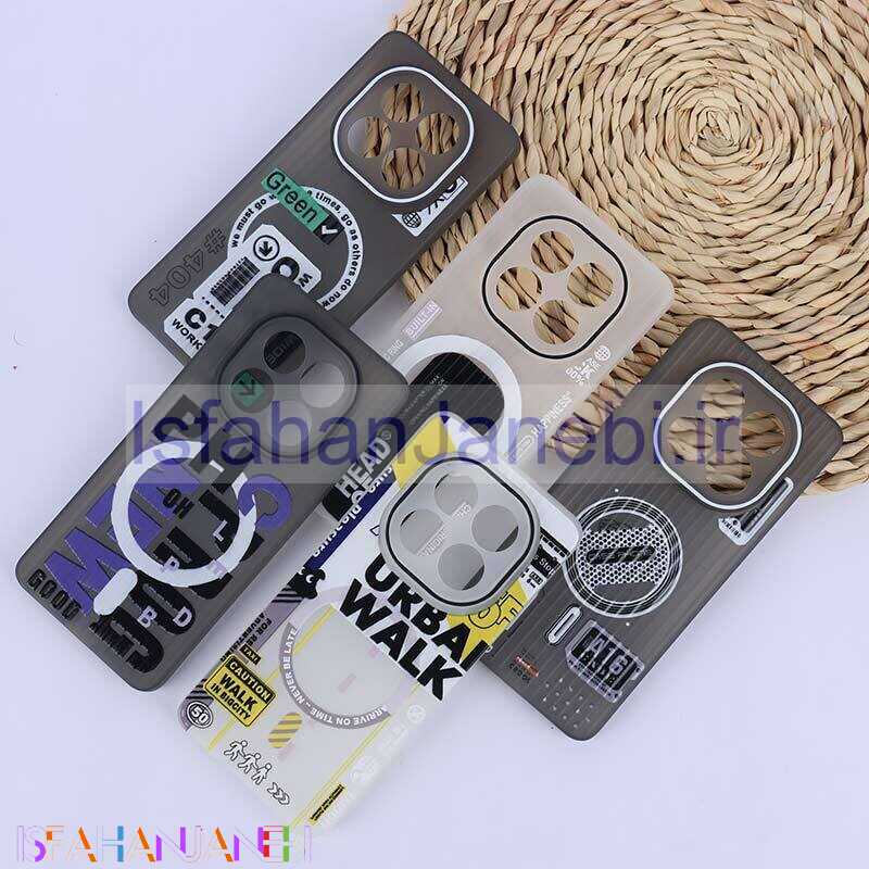 اصفهان جانبی-قاب شیائومی Redmi Note 14 Pro 5G کرکره ای پشت مات محافظ لنزدار