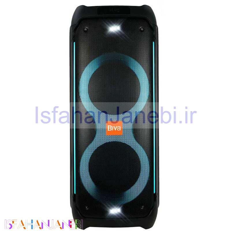 اصفهان جانبی-اسپیکر چمدانی بلوتوثی رم و فلش خور Biva Box party 1000W + میکروفون