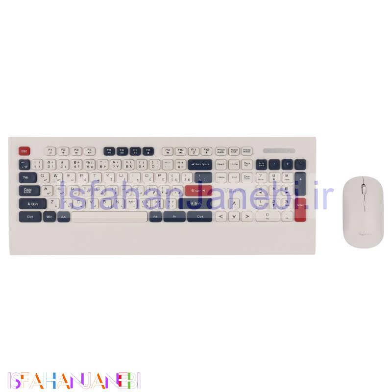 اصفهان جانبی-کیبورد و موس بی سیم وریتی V-KB6139W