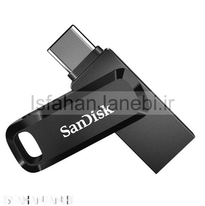 اصفهان جانبی-فلش 256 گیگ سن دیسک Sandisk Ultra Dual Drive Go OTG Type-C USB3.1