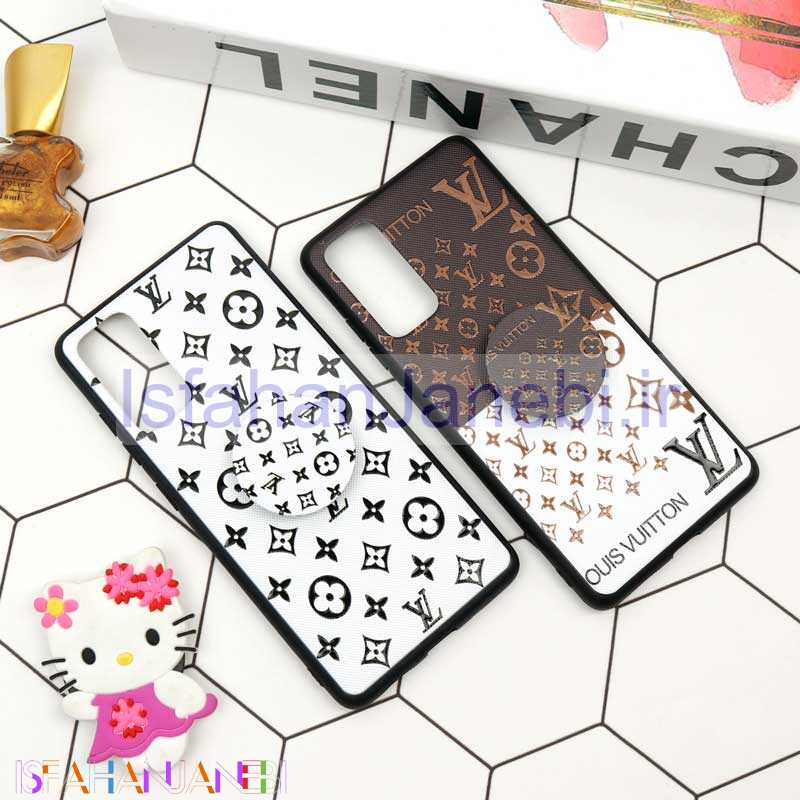 اصفهان جانبی-قاب فانتزی برجسته + پاپ سوکت طرح LV سامسونگ S20 FE سری D