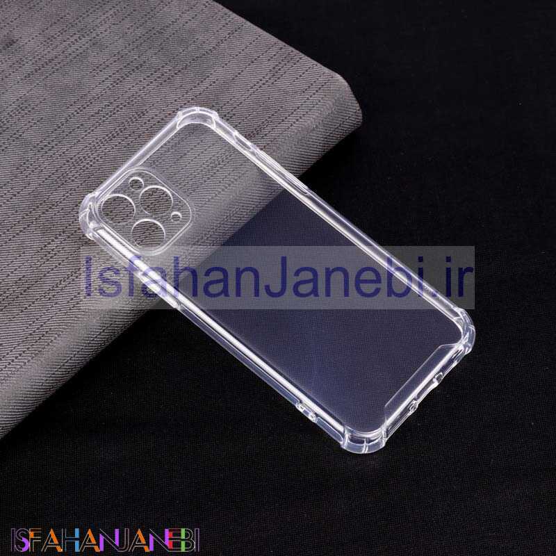 اصفهان جانبی-قاب ژله ای ضربه گیر بی رنگ محافظ لنزدار iPhone 11 Pro