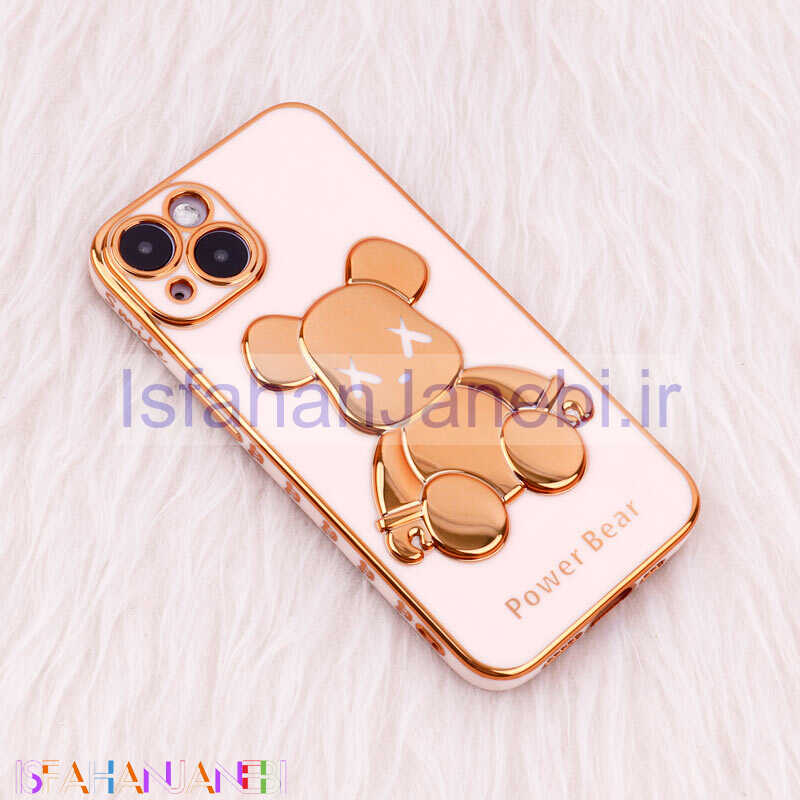 اصفهان جانبی-قاب عروسکی براق Ted محافظ لنزدار iPhone 14