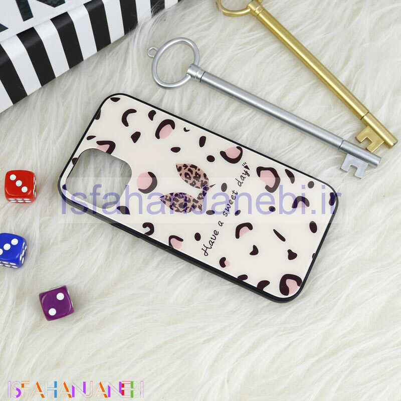 اصفهان جانبی-قاب پشت گلسی طرحدار خرگوش iPhone 12 / 12 Pro