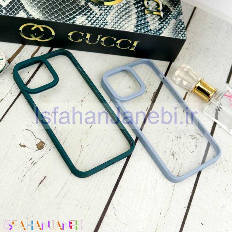 اصفهان جانبی-قاب ضربه گیر پشت شفاف Q Series آیفون iPhone 13 Pro Max