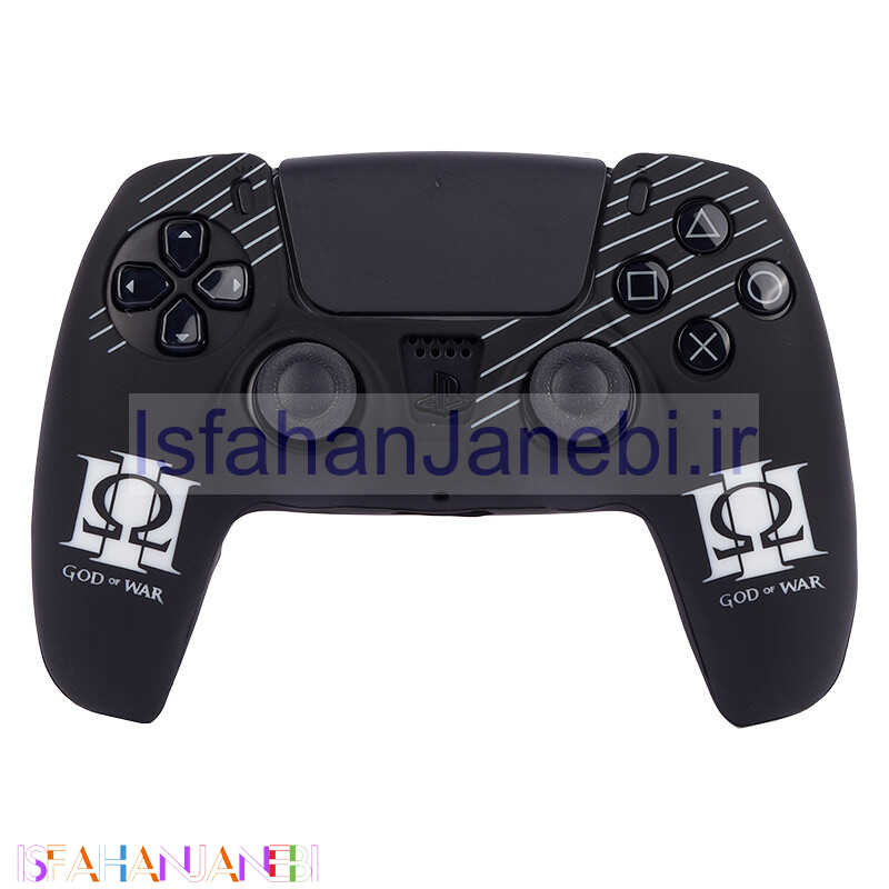 اصفهان جانبی-روکش دسته بازی PS5 طرح God Of War Logo زمینه مشکی کد 2