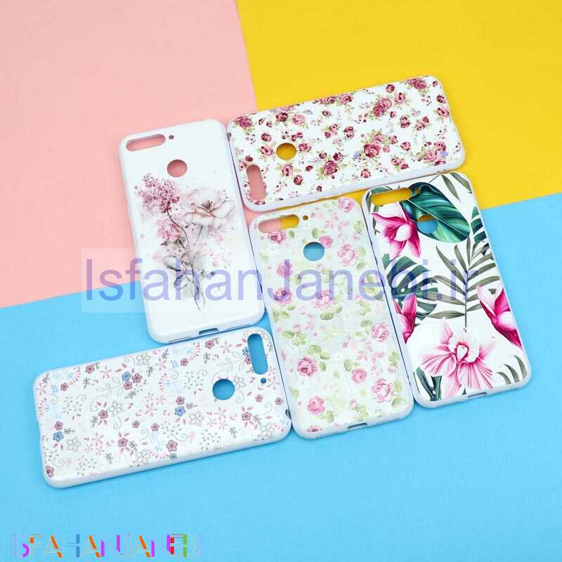 اصفهان جانبی-قاب فانتزی سفید طرح گل هواوی Y6 Prime 2018