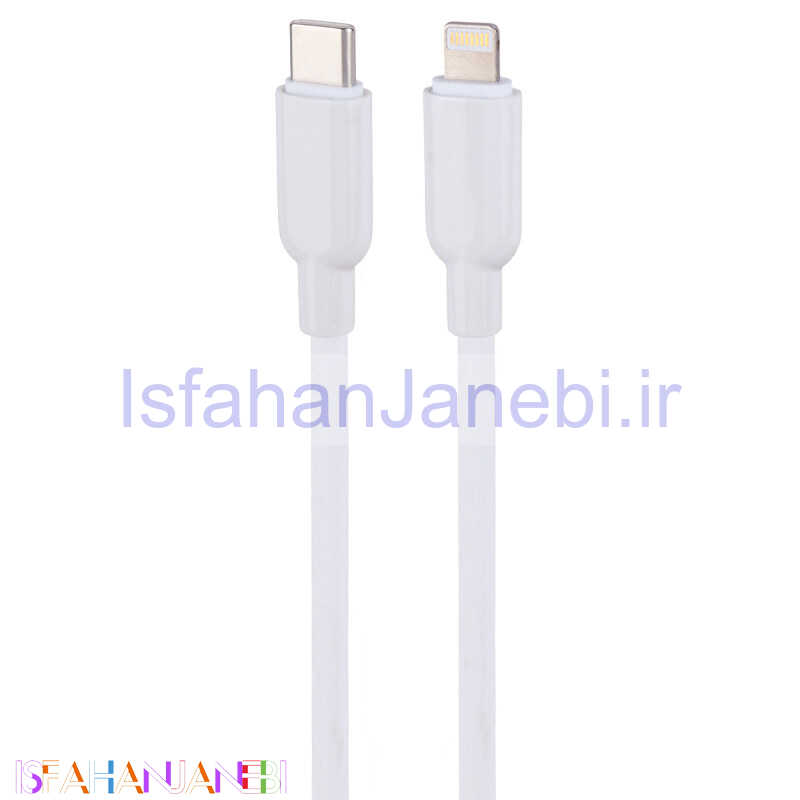 اصفهان جانبی-کابل تبدیل Vonk V108 Type-C To Lightning 2.4A 1m