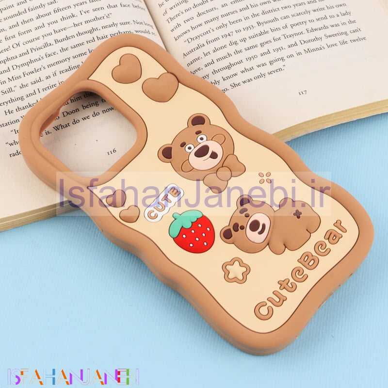 اصفهان جانبی-قاب عروسکی Vip Max آیفون iPhone 14 Pro Max طرح Cute Bear