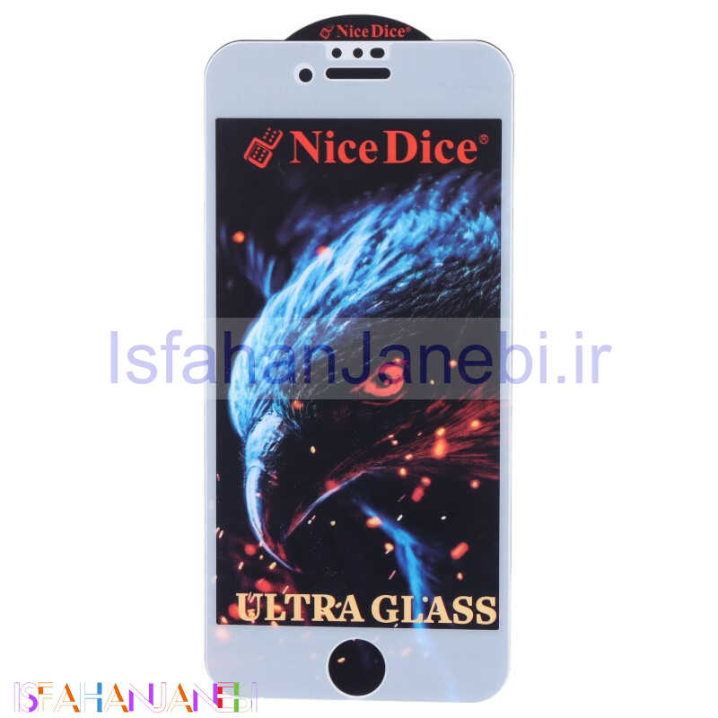 اصفهان جانبی-گلس اولترا Nice Dice آیفون 6 / 6s سفید