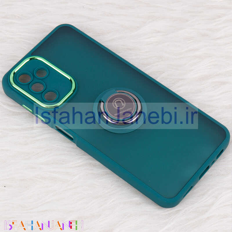 اصفهان جانبی-قاب PC متال ایرون مات محافظ لنزدار هولدردار Samsung Galaxy A13 5G / A04s