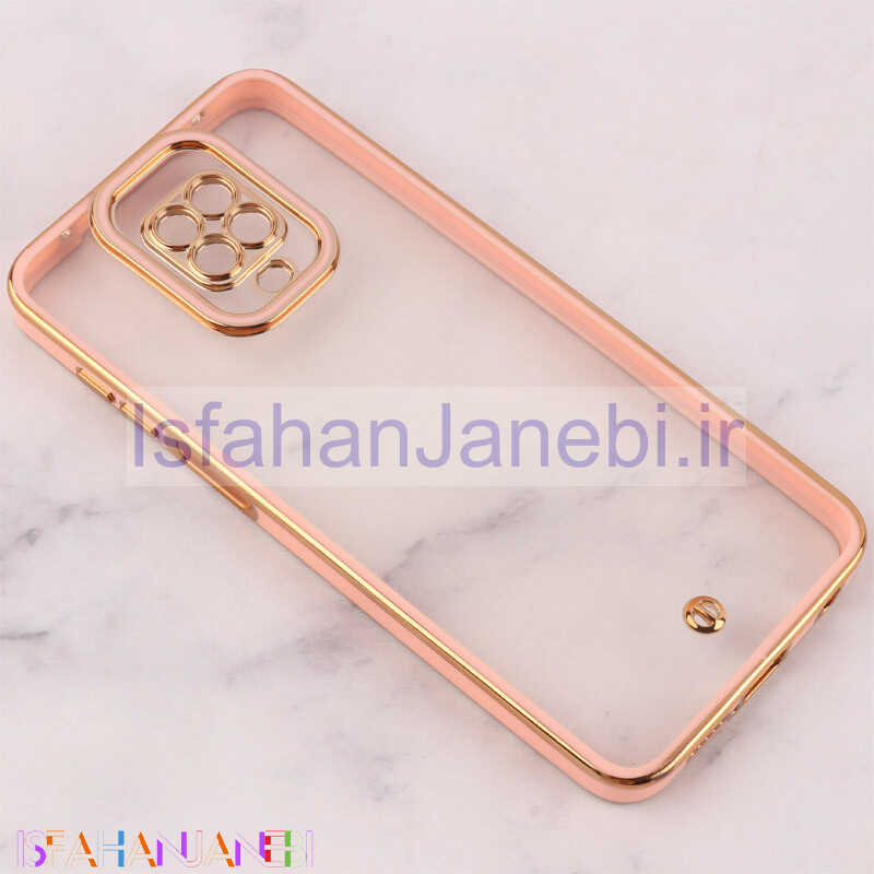 اصفهان جانبی-قاب Space شیائومی Redmi Note 9s دور رنگی محافظ لنزدار