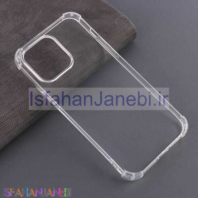 اصفهان جانبی-قاب ژله ای ضربه گیر بی رنگ آیفون iPhone 14 Pro Max