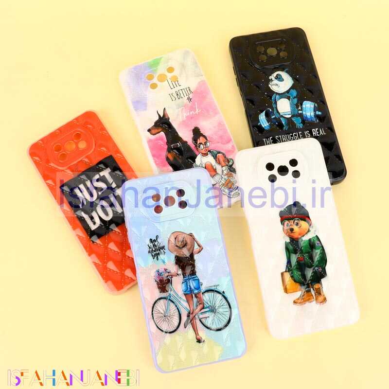 اصفهان جانبی-قاب طرحدار فانتزی پافر محافظ لنزدار Xiaomi Poco X3