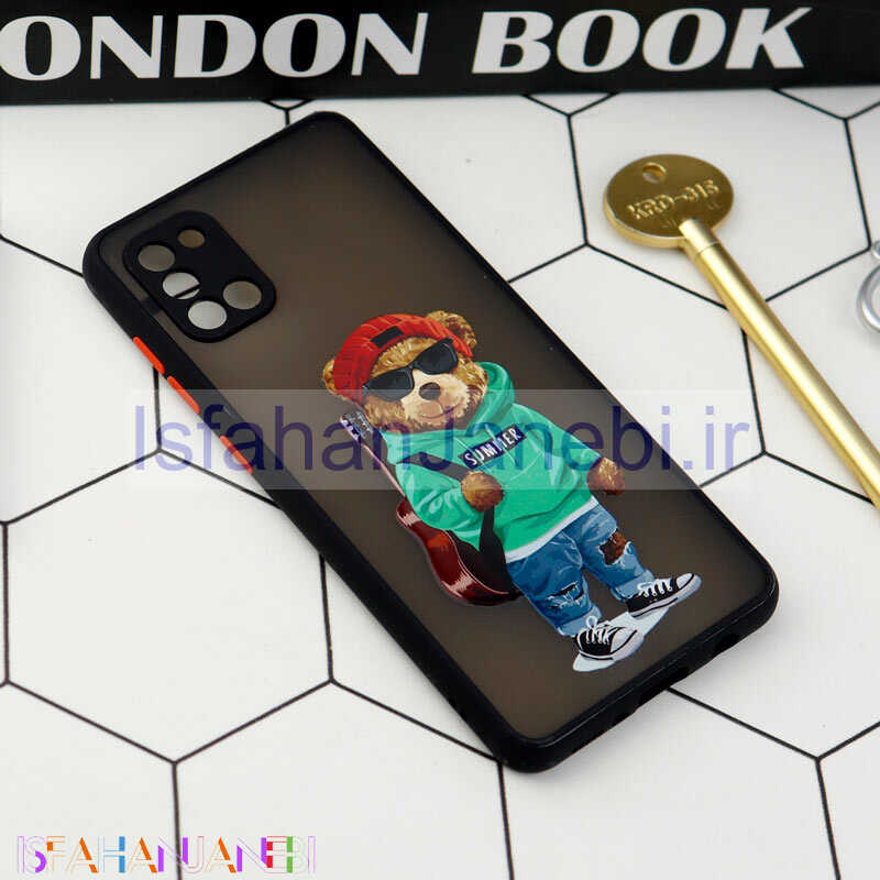 اصفهان جانبی-قاب PC مات محافظ لنزدار طرحدار Samsung Galaxy A31