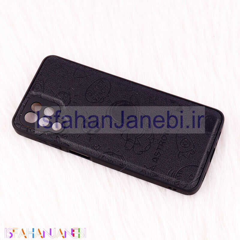 اصفهان جانبی-قاب ضد ضربه چرمی Astronaut محافظ لنزدار Samsung Galaxy A12