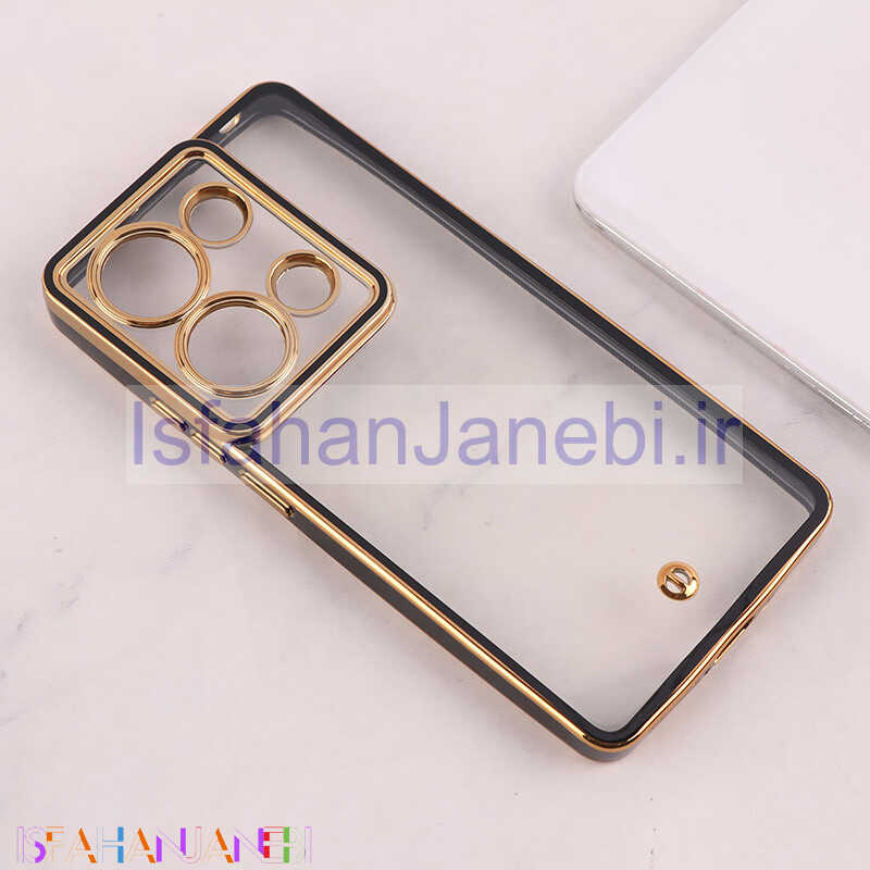 اصفهان جانبی-قاب Space شیائومی Redmi Note 13 Pro 4G دور رنگی محافظ لنزدار