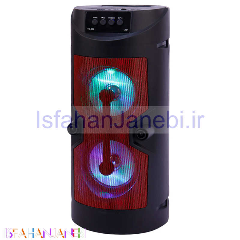 اصفهان جانبی-اسپیکر بلوتوثی رم و فلش خور YD-808