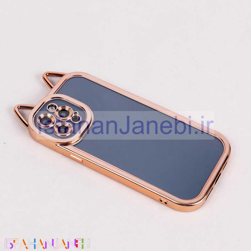 اصفهان جانبی-قاب پشت شفاف طرح خرگوش محافظ لنزدار iPhone 12 Pro Max