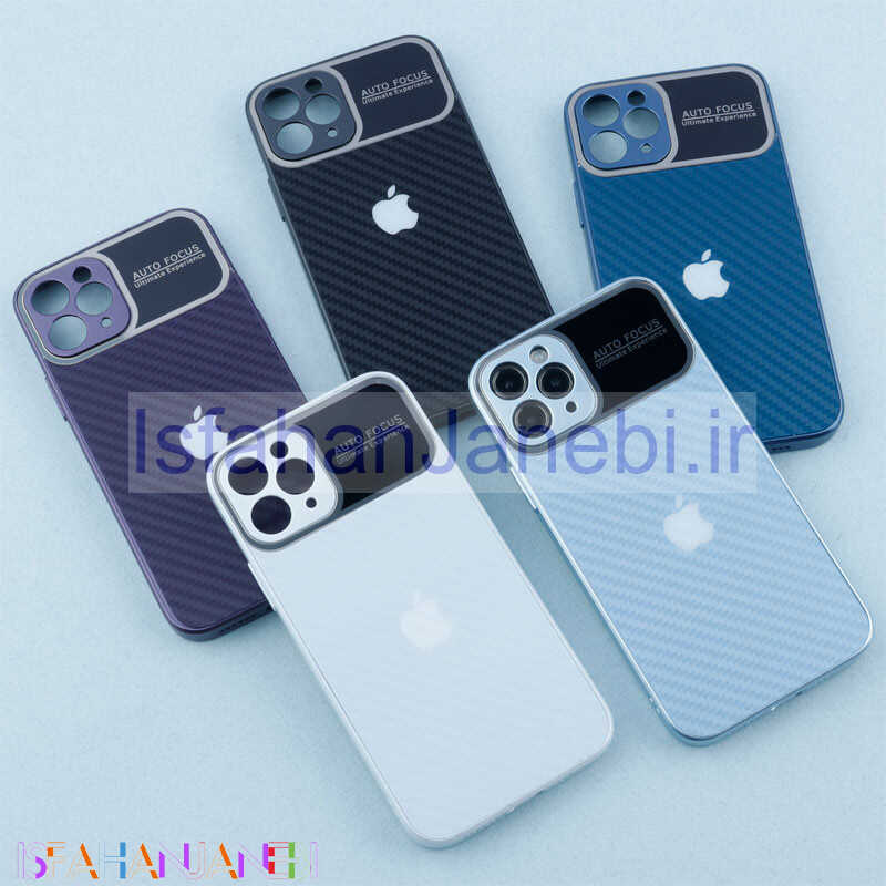 اصفهان جانبی-قاب PVD Carbon Ultimate محافظ لنزدار iPhone 11 Pro