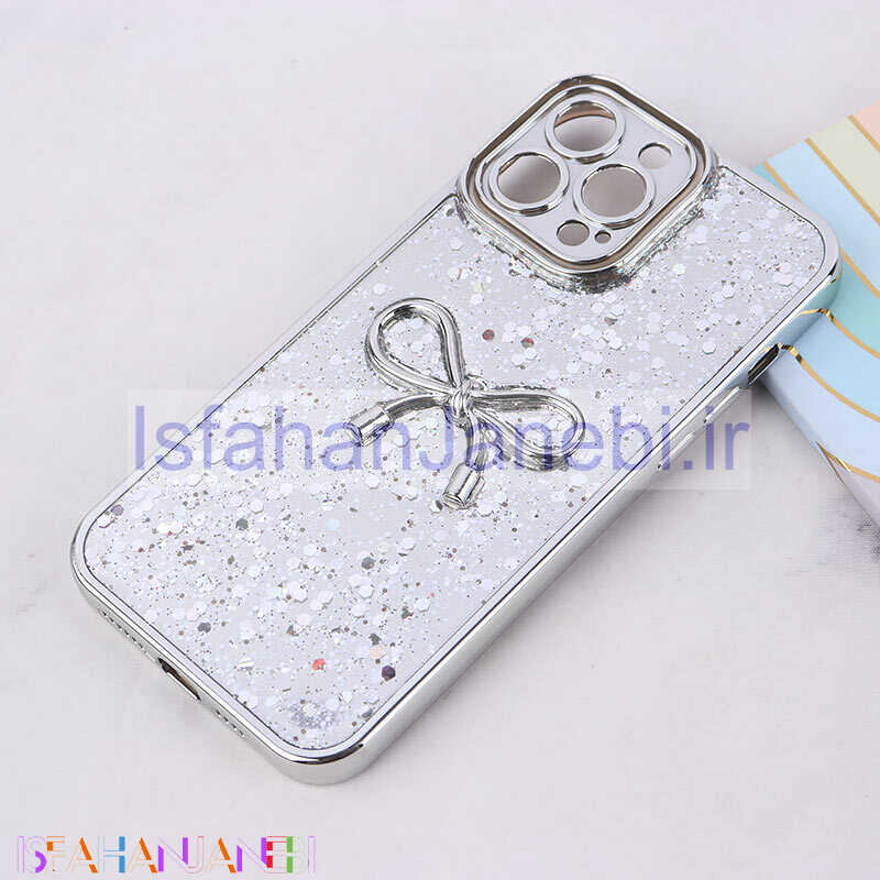 اصفهان جانبی-قاب پولکی آیفون iPhone 13 Pro Max طرح پاپیون محافظ لنزدار