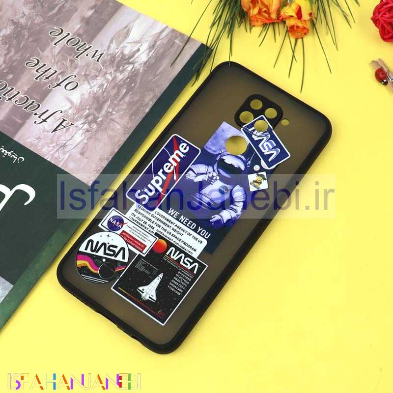 اصفهان جانبی-قاب PC مات محافظ لنزدار طرحدار NASA شیائومی Redmi Note 9