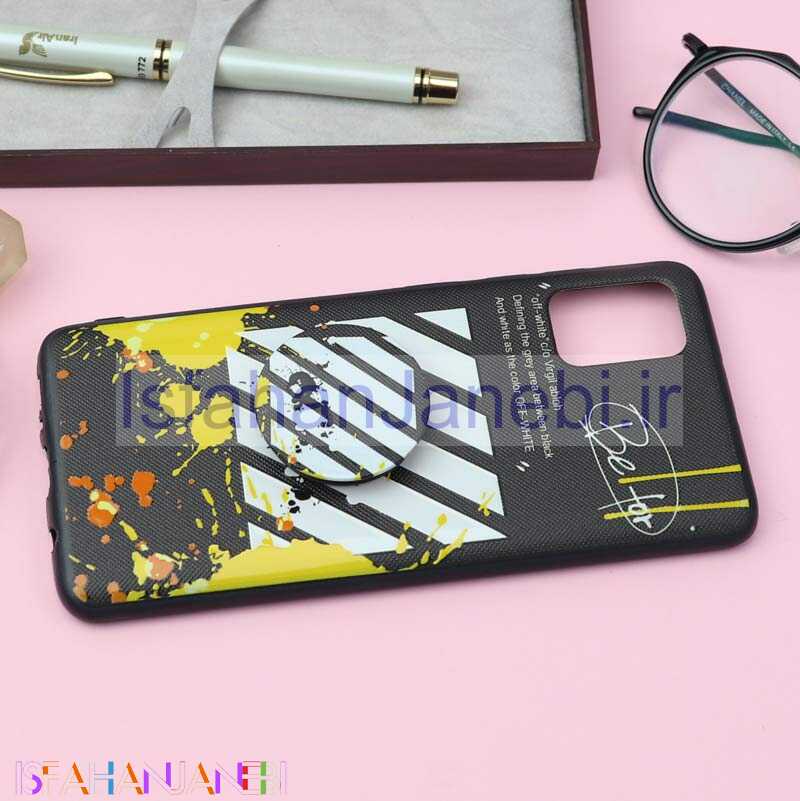 اصفهان جانبی-قاب فانتزی برجسته + پاپ سوکت کد18 سامسونگ A51