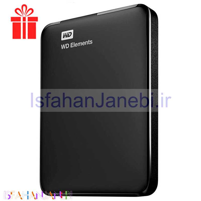 اصفهان جانبی-هارد اکسترنال وسترن دیجیتال Western Digital Elements Copy 1TB + هدیه کیف هارد
