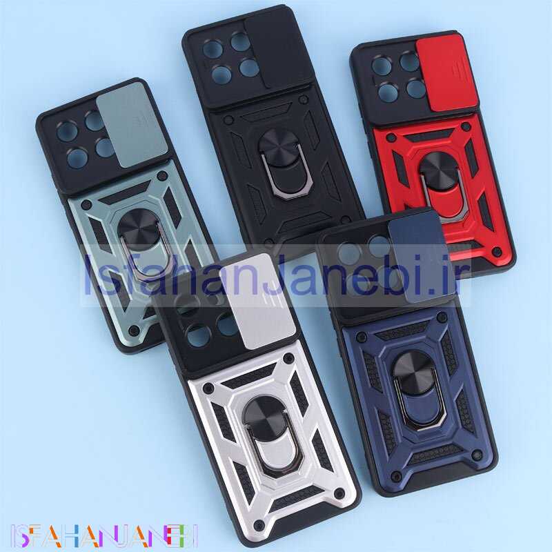 اصفهان جانبی-قاب ضد ضربه بتمنی محافظ لنزدار هولدردار شیائومی Poco X6 Pro