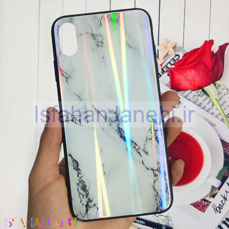 اصفهان جانبی-قاب لیزری پشت گلسی سنگی آیفون iPhone XS Max