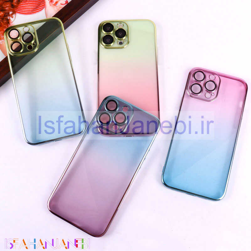 اصفهان جانبی-قاب اورجینال Q.Series دو رنگ محافظ لنزدار iPhone 13 Pro Max