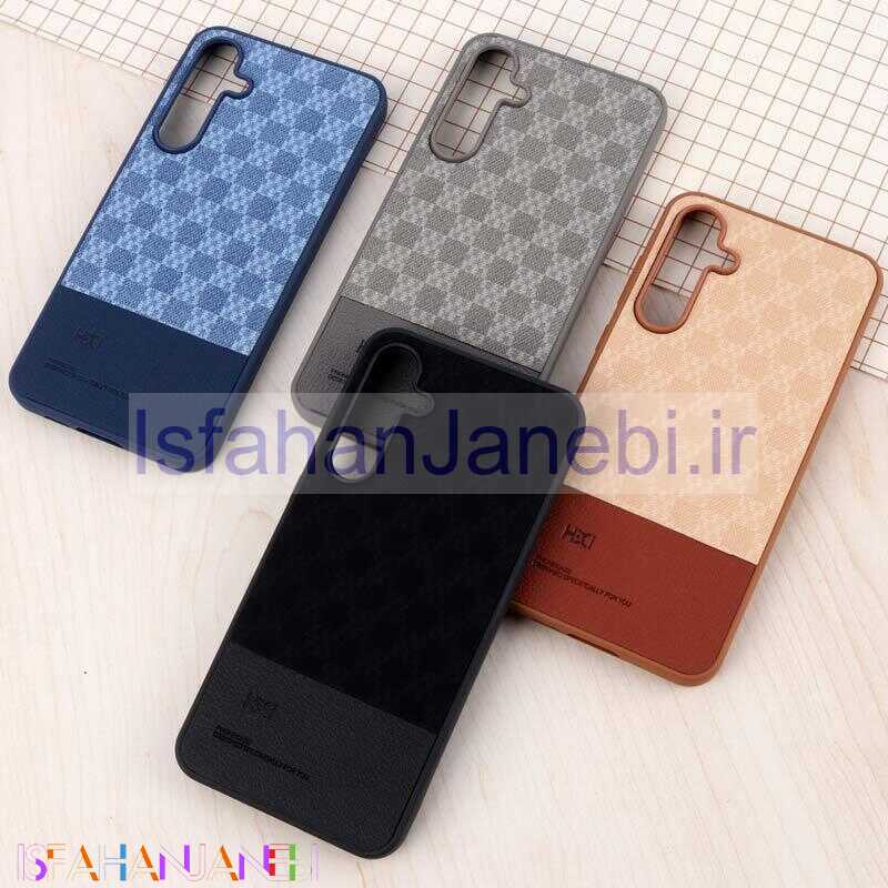 اصفهان جانبی-قاب چرمی HDCI سامسونگ Galaxy A55 دو تکه طرح دار