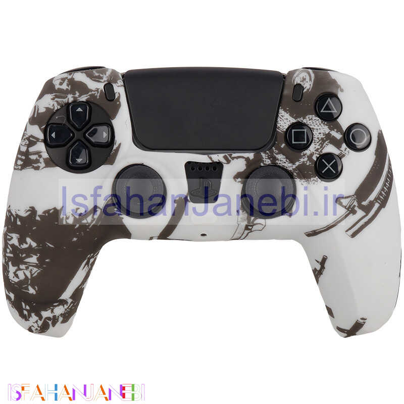 اصفهان جانبی-روکش دسته بازی PS5 طرح تفنگ زمینه سفید