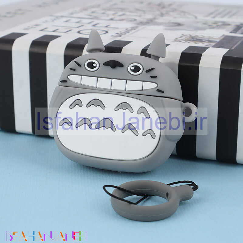 اصفهان جانبی-کاور سیلیکونی عروسکی ایرپاد 3 طرح گربه طوسی کد 2
