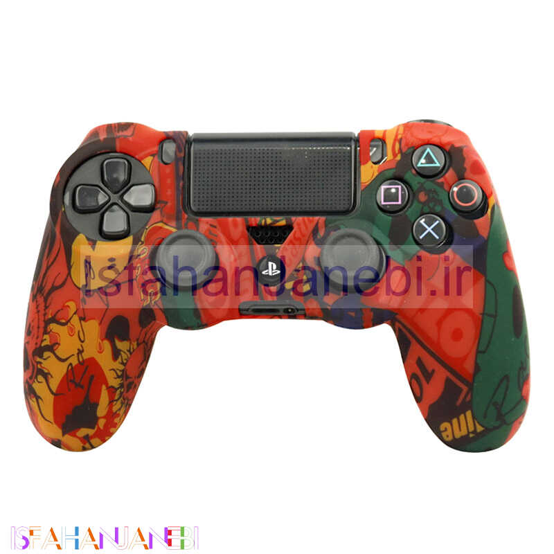اصفهان جانبی-روکش دسته بازی PS4 طرح اسکلت زمینه قرمز